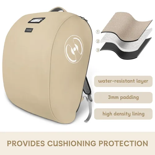Miniatura 2 de YOREPEK Bolsas acolchadas para asiento de automóvil para viajes aéreos, se adapta al asiento de automóvil Doona con base isofix, mochila resistente