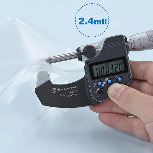 Miniatura 4 de 1000 piezas de 2,5 cm x 2,5 cm Bolsas de plástico pequeñas de 2,4 mil Bolsas transparentes con cierre de cremallera resellable gruesas