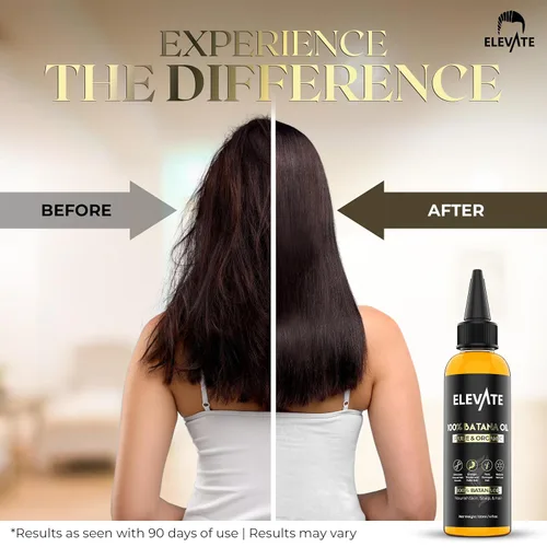 Miniatura 6 de Elevate Aceite de batana para el crecimiento del cabello Aceite orgánico crudo 100% puro y natural de Honduras Suero prensado en frío y sin
