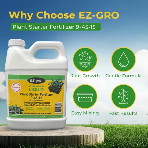 Miniatura 4 de EZ-gro - Fertilizante de inicio de plantas y fertilizante de plántulas Nuestro fertilizante líquido para plántulas es un excelente iniciador