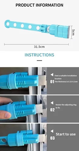 Miniatura 6 de Percha de plástico de gran capacidad, plegable, portátil, diseño elegante, fácil de instalar, multiusos