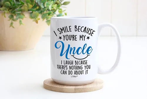 Miniatura 5 de Smile Aunt Uncle Parent (1, 15 oz, azul tío azul)