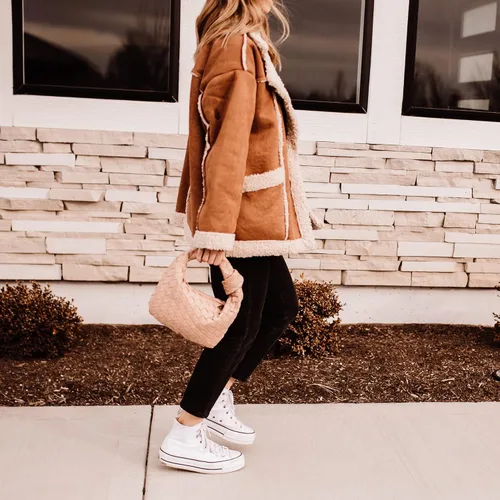 Miniatura 7 de Bolso de mano tejido de piel sintética suave para mujer, bolso de hombro tejido, bolso de mano casual, bolso de mano para mujer, bolso de mano