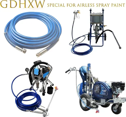 Miniatura 5 de GDHXW Kit de pistola pulverizadora de pintura sin aire G12-PRO con manguera de alta presión de 25 pies para la mayoría de pulverizadores de pintura