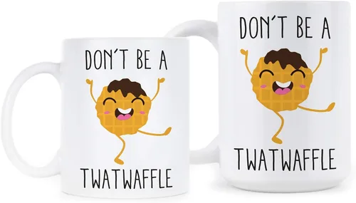 Miniatura 2 de We Got Good Taza de café con texto en inglés "Dont Be A Twatwaffle", taza de café con texto en inglés "Don't Be A Twatwaffle