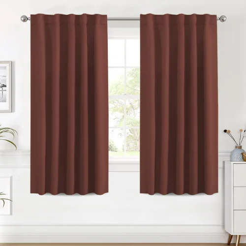 Miniatura 52 de H.VERSAILTEX Cortinas opacas con aislamiento térmico, paneles de tratamiento de ventana, cortinas opacas para oscurecer la habitación, cortinas Gris