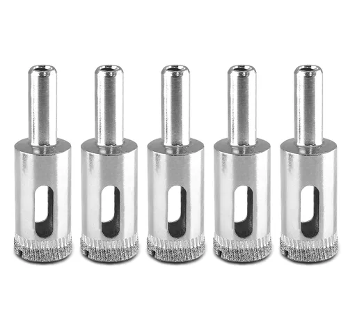 Miniatura 36 de Luomorgo Sierra de agujero de diamante de 35mm/1 3/8 Pulgadas, brocas de diamante de 1.1 pulgadas de profundidad de corte para vidrio, cerámica