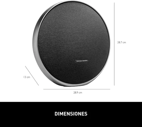 Miniatura 4 de Harman Kardon Onyx Studio 9 - Altavoz portátil estéreo Bluetooth para el hogar con batería incorporada y carga USB, autoajuste y conexión