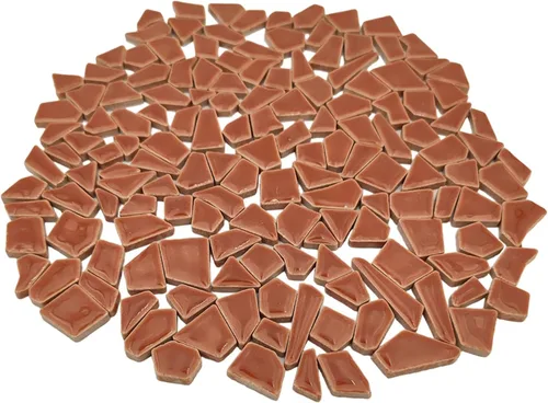 Miniatura 23 de Azulejos de mosaico de cerámica de 7.05 oz para manualidades, azulejos de mosaico de porcelana de 0.2 x 0.8 pulgadas para decoración del hogar