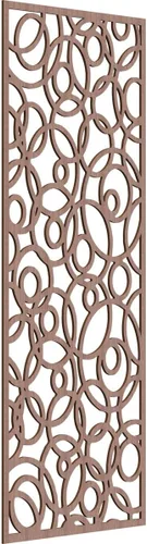 Miniatura 124 de Latrobe Paneles de pared decorativos de madera con calado, 9 3/8 pulgadas de ancho x 24 3/8 pulgadas de alto x 3/8 de alto, roble rojo rojo (Red Oak)