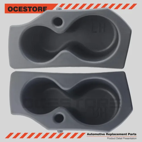 Miniatura 2 de OCESTORE 2 portavasos para puerta de automóvil 5NN24XXXAA 1LD23XXXAA compatible con Ram 1500 2500 3500 4500 5500 2009-2020 Soporte de espuma