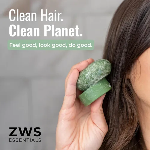 Miniatura 7 de ZWS Barra de champú, limpiador vegano para viajes, gimnasio y campamento, seguro para cabello teñido y tratado, soporta cabello graso, caspa