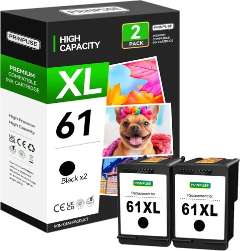 Miniatura 18 de 63XL - Cartucho de tinta negro remanufacturado para HP 63, compatible con impresora Officejet 3830 4650 4655 Envy 4520 3634 Deskjet 3630 1111