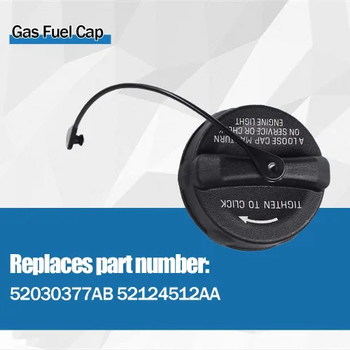 Miniatura 3 de Tapa de combustible de gasolina 52124512AA 52030433AB Reemplazo compatible con Chrysler Aspen Pacifica Town and Country Voyager, Dodge Caravan