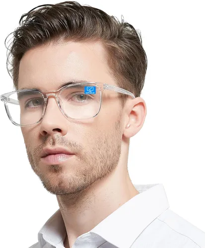 Miniatura 7 de OCCI CHIARI Lentes de lectura con bloqueo de luz azul para hombres XL cómodos
