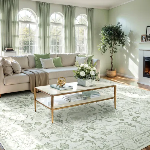 Miniatura 28 de Alfombra de área pequeña de 2 x 3 pulgadas, color beige, para entrada, baño, cocina, antideslizante, de pelo bajo, lavable, moderna alfombra bohemia