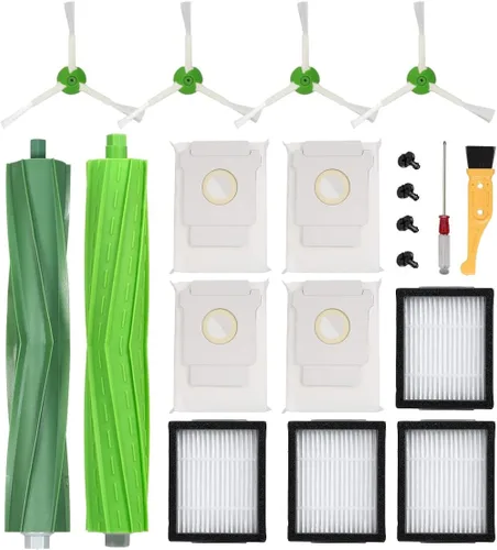 Miniatura 12 de Piezas de repuesto compatibles con iRobot Roomba i3 i3+ i4 i6 i6+ i7 i7+ i8 i8+/Plus E5 E6 E7 Serie I, E y J Aspiradora, 1 juego de cepillos