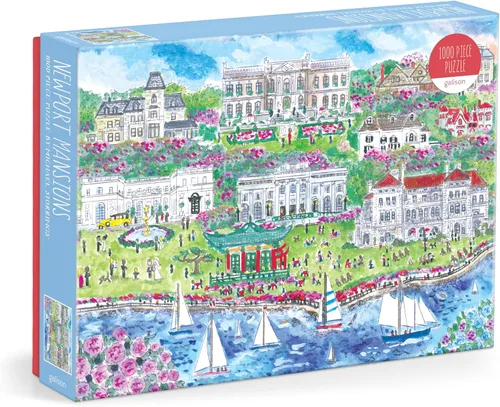 Miniatura 3 de Galison Costa de Italia – Rompecabezas de 1000 piezas Michael Storrings con hermosa obra de arte de la playa de verano de Positano, Italia