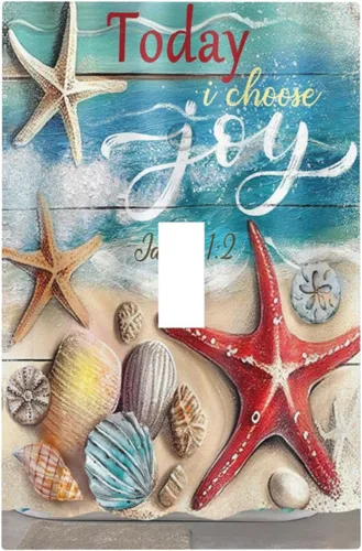 Miniatura 22 de Divertidas Cubiertas de Interruptor de Luz de Tiburón Azul del Océano Mujer Nadando 1 Gang Placa de Pared de Palanca Individual Cubierta Decorativa