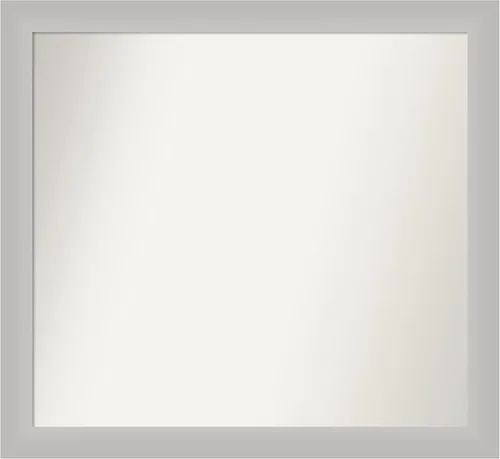 Miniatura 186 de Amanti Art Silver Bathroom Mirror for Over Sink, 24x49 Custom Made Marred Pewter Rectangle Vanity Mirror, Oversize Casual Wood Frame, Hangs Estaño