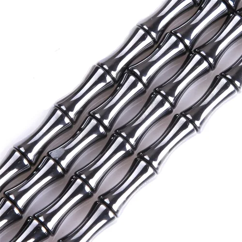 Miniatura 47 de HAAMIIQII 35 piezas de cuentas de gema suelta de hematita negra natural de 12 mm en forma circular, cuentas de piedra espaciadora para hacer