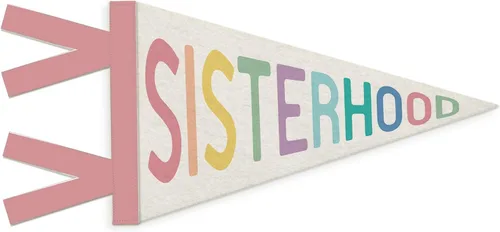 Miniatura 16 de Decoración de guardería para bebé, larga vida de la niña, bandera colgante de pared para niña, decoración de pared a rayas rosas para guardería