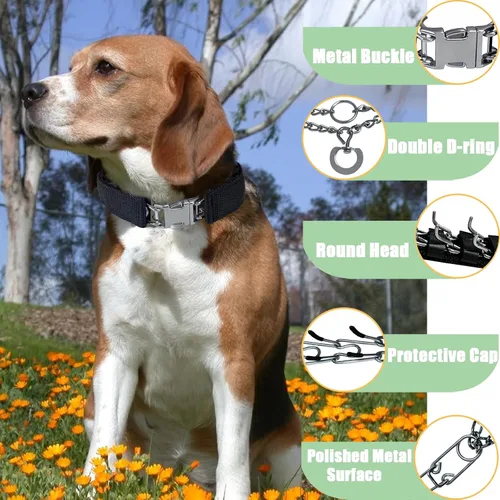 Miniatura 3 de Collar de entrenamiento para perros, collar ajustable para perros con hebilla de liberación rápida, collar sin tirones para perros pequeños