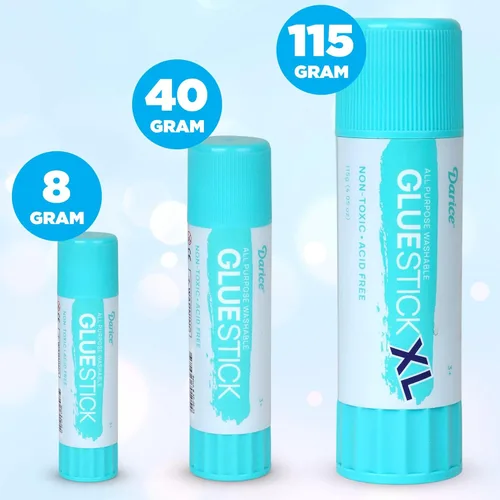 Miniatura 4 de Darice - Barras de pegamento gigantes, pegamento jumbo XL grande de 115 gramos - Lavable, no tóxico - Suministros escolares para el aula - 1 paquete