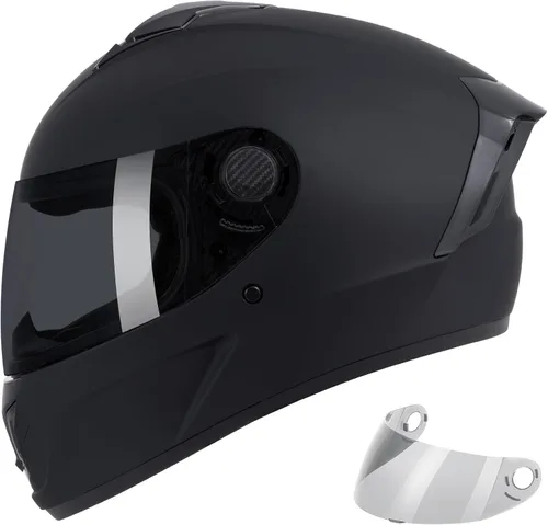 Miniatura 10 de Casco integral para motocicleta aprobado por DOT para adultos, ligero con ventilación, equipo de conducción para todas las estaciones, forro