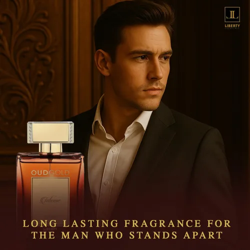 Miniatura 6 de Liberty Luxury OudGold Perfume Francés Intenso para Hombres – Fragancia Amaderada para hombres, Aroma Audaz y Duradero para Confianza y Prestigio
