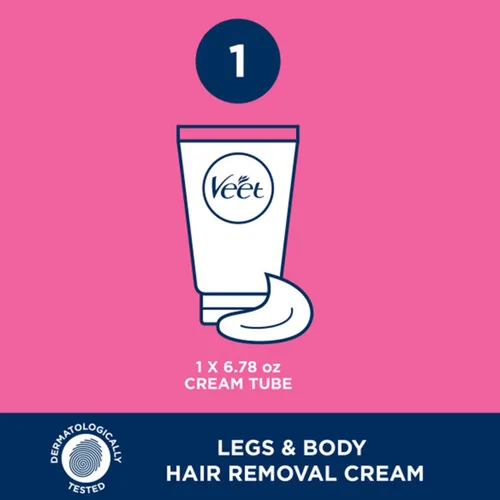 Miniatura 4 de Veet Crema Gel Depilación, Fórmula para Piel Sensible 6.76 fl oz (6.8 fl oz)