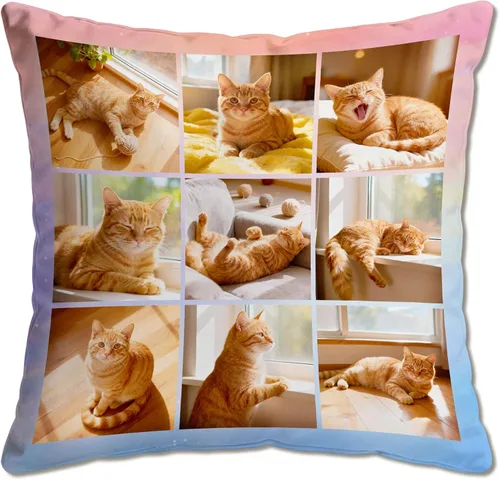 Miniatura 11 de Almohada personalizada, almohadas personalizadas con imagen, almohadas personalizadas con fotos de mascotas, almohada para niños con nombres, regalo