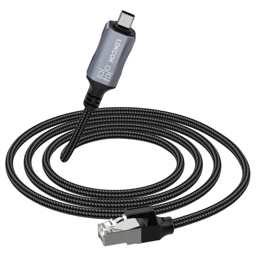 Cable USB C a Ethernet, cable LAN tipo C a RJ45, para MacBook Pro/Air, iPad Pro, iPhone 15 Series, Galaxy, Smartphone, Laptop, PC (6 pies)