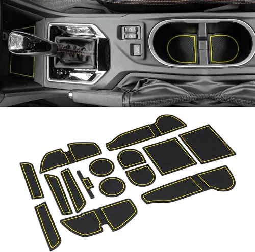 Miniatura 8 de Inserto de portavasos para Subaru Crosstrek 2023 2022 2021 2020 2019 2018 y para Subaru Impreza 2017-2023 Alfombrilla de consola central