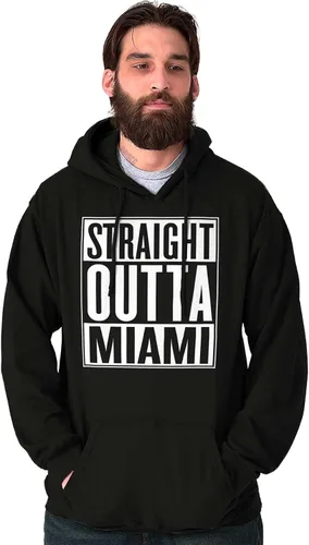 Miniatura 4 de Classic Teaze Straight Outta Miami Florida Souvenir Sudadera con capucha Mujeres Hombres