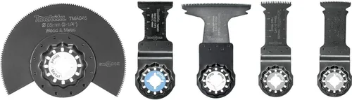 Miniatura 5 de Makita XMT04ZB 18V LXT Litio-Ion Sub-Compact Brushless Cordless StarlockMax Multiherramienta, Solo Herramienta y B-67197 5 Pc. Starlock Juego