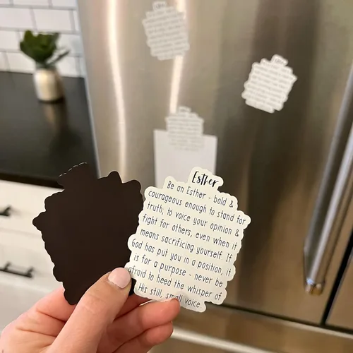Miniatura 2 de Swaygirls Imán para refrigerador Esther Imanes cristianos Imanes de nevera sobre la fe, Dios, la Biblia Ester 4:14