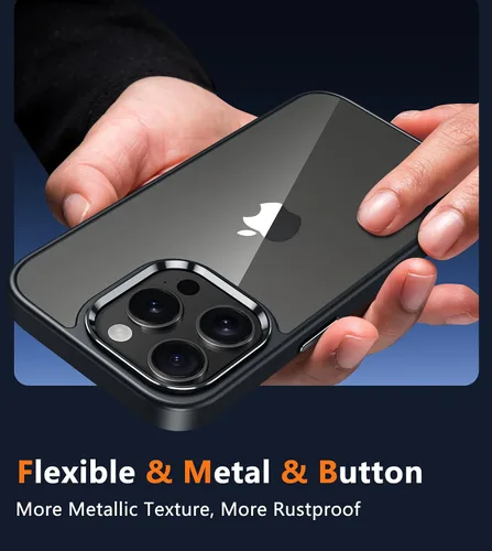 Miniatura 1229 de FNTCASE Funda para iPhone 13 Pro-Max: Fundas magnéticas transparentes compatibles con Magsafe Slim anti amarillamiento protección contra caídas