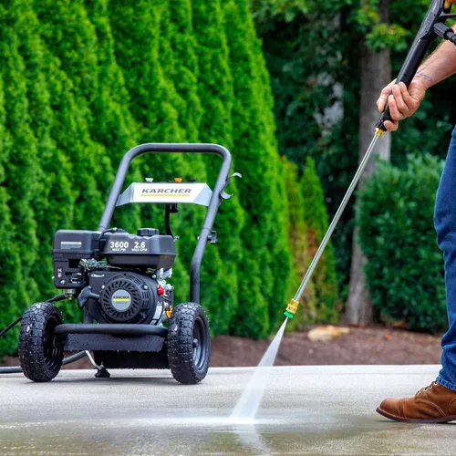 Miniatura 9 de Kärcher G 3600 P Lavadora a presión de gas 3600 PSI, 2,6 GPM, bomba triplex/cigüeñal, máxima potencia para tus desafíos de limpieza más difíciles