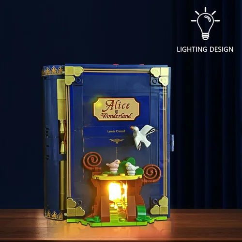 Miniatura 2 de Juego de bloques de construcción de libro de cuento de hadas, juguetes de construcción, juguetes educativos, regalo para cumpleaños, Navidad, Año