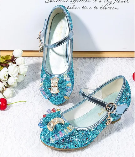 Miniatura 4 de Cadidi Dinos Zapatos de vestir para niñas, zapatos de fiesta de boda, zapatos de tacón Mary Jane Princesa (bebéniño pequeñoniño grande)