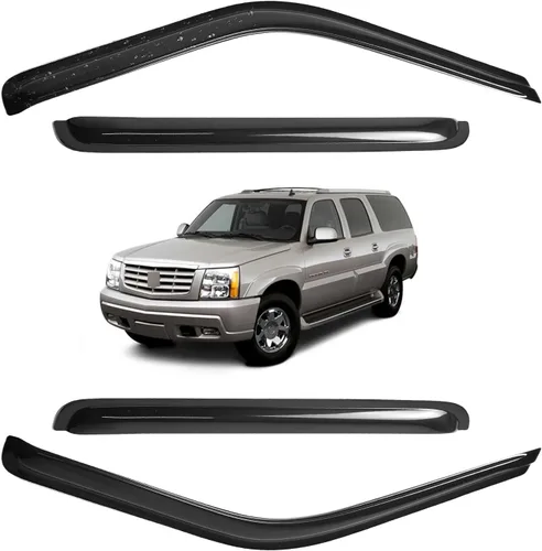 Miniatura 50 de Viseras para ventanas para Mazda 3 Sedán 4 puertas 2004 2005 2006 2007 2008 2009 estilo JDM Mugen, deflector de viento, protector solar y de lluvia