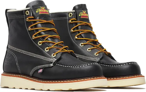 Miniatura 8 de Thorogood American Heritage Botas de Trabajo con Puntera Mocasín de 6" para Hombres - Puntera Suave, Cuero de Grano Completo Premium con Suela