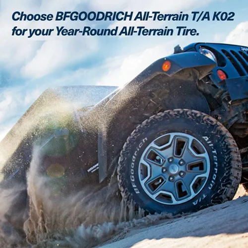 Miniatura 6 de BFGoodrich Neumático radial para automóvil todo terreno T/A KO2 para camiones ligeros, SUV y crossovers, 30x9.50R15/C 104S