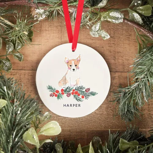 Miniatura 22 de Adorno personalizado para perro, adorno de Navidad personalizado Golden Retriever, regalos personalizados para amantes de las mascotas, regalos