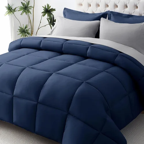 Miniatura 63 de JOLLYVOGUE Juego de edredón individual XL, cama ultrasuave en una bolsa, tamaño individual XL, 5 piezas, juego de ropa de cama certificado Oeko-TEX