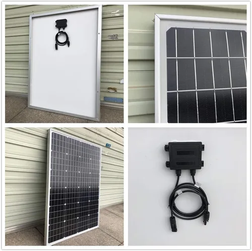 Miniatura 2 de Kit de sistema solar para el hogar de 480 W con 4 paneles solares monocristalinos de 120 W y 1000 W MPPT Solar Grid Tie Power Inverter
