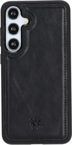 Miniatura 20 de Venito Lucca - Funda de piel compatible con Samsung Galaxy Note 10 (6,3 pulgadas), extra segura, con cubierta trasera acolchada, cocodrilo negro