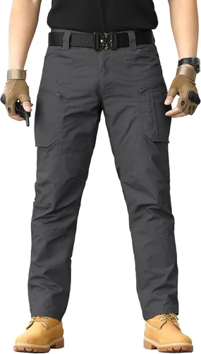 Miniatura 2 de CARWORNIC Pantalones tácticos ligeros para hombre, pantalones cargo militares, resistentes al agua, para senderismo, trabajo