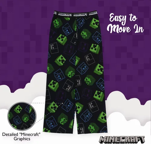 Miniatura 4 de Minecraft Pantalones de pijama para niños